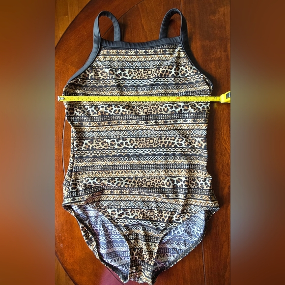 Miraclesuit One Piece Swimsuit Animal Print 14 Beach Resortwear Summer Coastal - Picture 3 of 9
